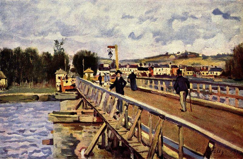 Alfred Sisley Steg in Argenteuil